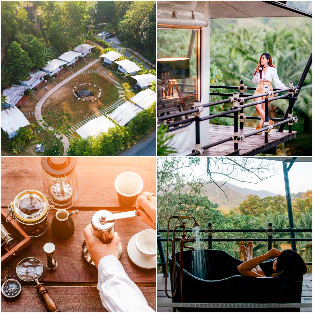 กะช่องฮิลล์ ตรัง ที่พักตรัง Kachong Hills Tented Resort ที่พักธรรมชาติกลางหุบเขา เต๊นท์สุดสวยสีขาววิวหลักล้าน