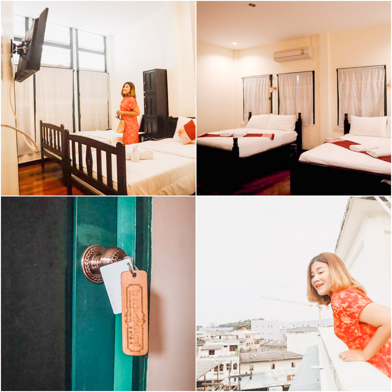 โรงแรมศรีสมบูรณ์ Srisomboon Hostel ที่พักตรังในตัวเมืองใกล้หอนาฬิกาตรังเดินทางง่ายสะดวกสบายต้องห้ามพลาด